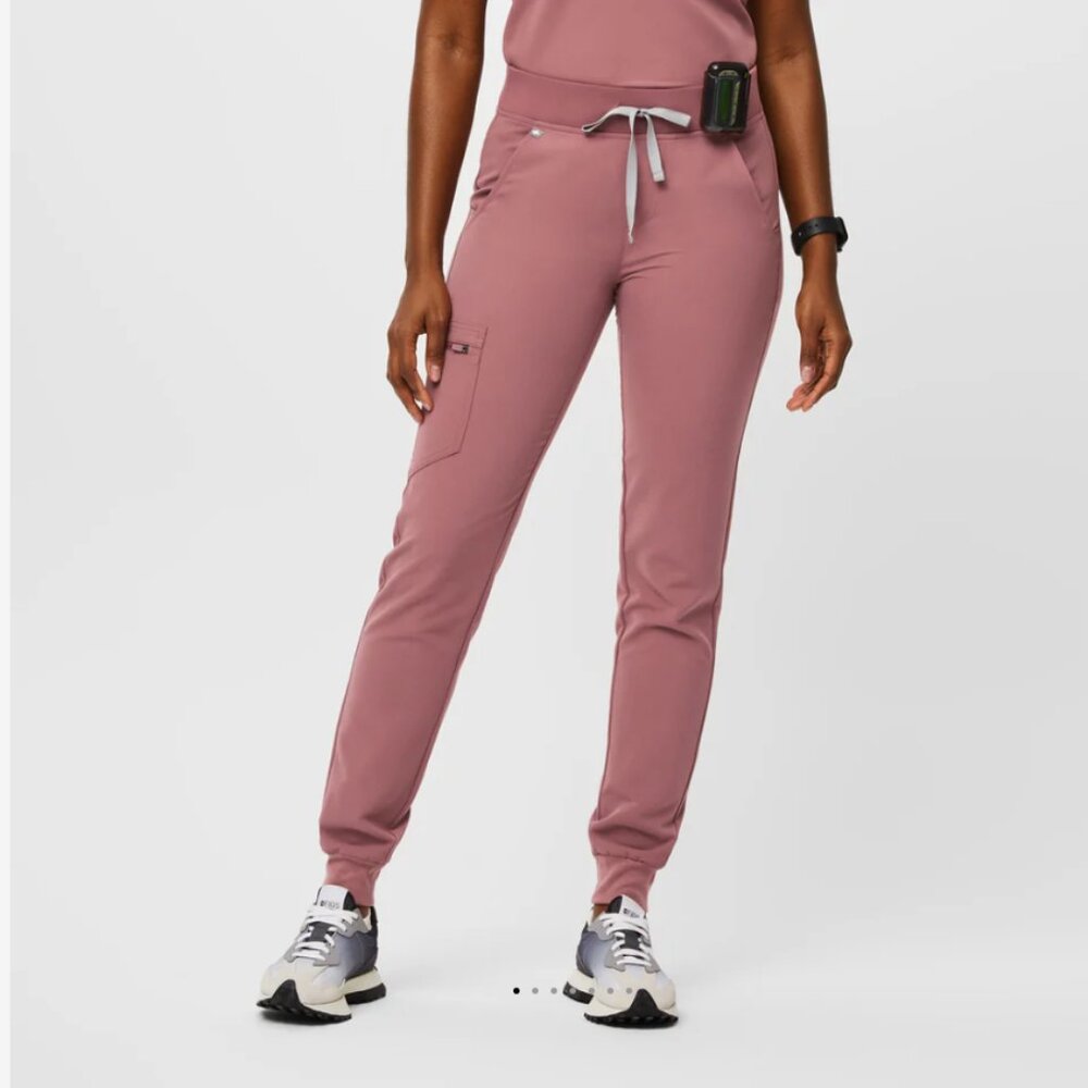 FIGS Zamora Jogger Scrub Pants Mauve 4XL Tall